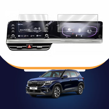 KIA Seltos 2023 Model 8 inch Infotainment With Cluster Screen Guard